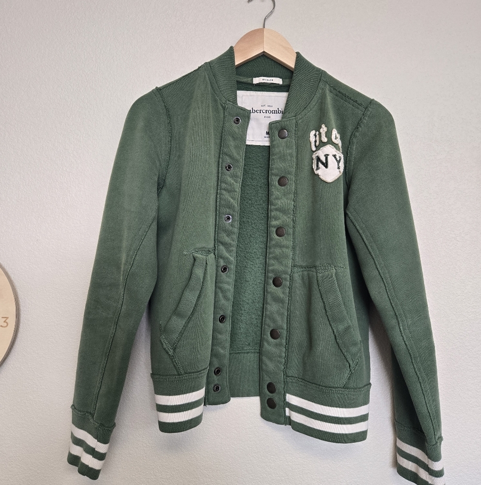 Abercrombie & Fitch NY Varsity Bomber JacketSize: S-M Vintage